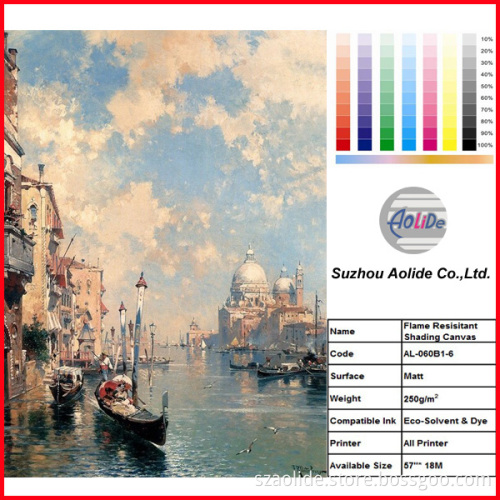 Flame Resisitant Shading Canvas Al-060b1-6
